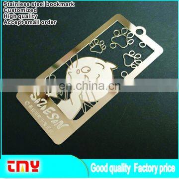 Competitive Price High Quality Custom Chinese Stainless Steel Metal Bookmark