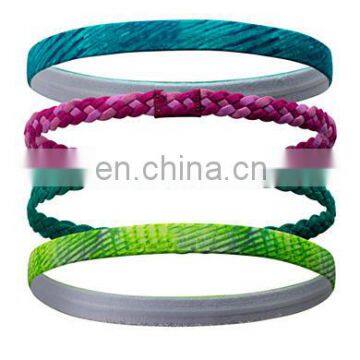 Wholesale thin elastic braided sports headband