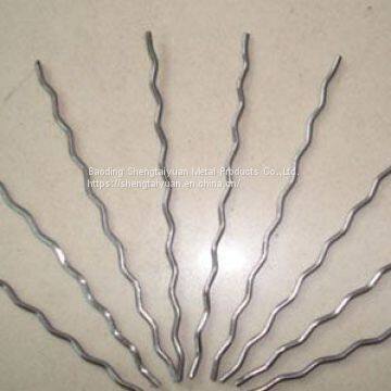 wavy steel wire fiber