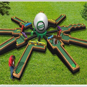 Giant commercial inflatable mini golf inflatable putt putt for sale