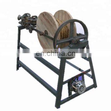 Straw Hay Rope Making Machine/ Home Use Mini Grass Rope Weaving Machine