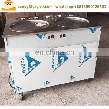 Commercial Thailand Rolled Fried Ice Cream Machine Price Fry Ice Cream Machine photo-4
