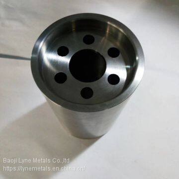 99.6% Polished Pure Titanium Melting Crucible high purity titanium crucible