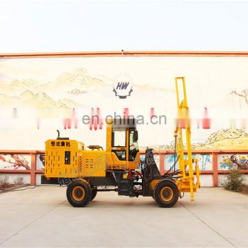 Solar Crawler Hydraulic Pile Driver Machine, Photovoltaic Guardrail Post Driver for Sale