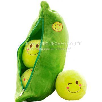 Child Toy Stuffed Plush Toy Pea Pillow