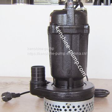 WQD small type submersible sewage pump with single phase motor 220V