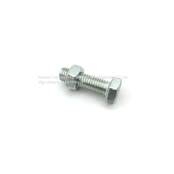 DIN933 zinc plated hex bolt