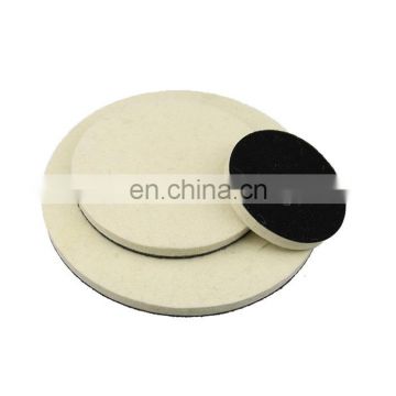 Glass polishing spiral felt wheels