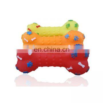 Wholesale Pet Toys Suppliers Squeaky Vinyl Dog Bone Toy