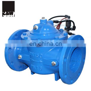 metal solenoid valve 2 3 4 5 6 8 10 inch flange connected irrigation