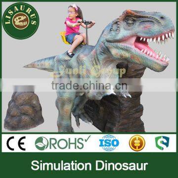 Lisaurus-E children game with vivid movements robotic dinosaur rides