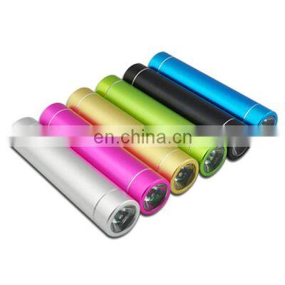 2020 Oem logo print portable aluminum power bank gift usb port metal power charger for mobile phone