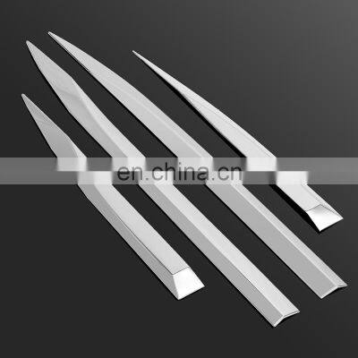 4pcs/Set Door Body Chrome Side Molding Protector Trim Stainless Steel Sticker Strips For Peugeot 3008 4008 2016-2018 Car Styling