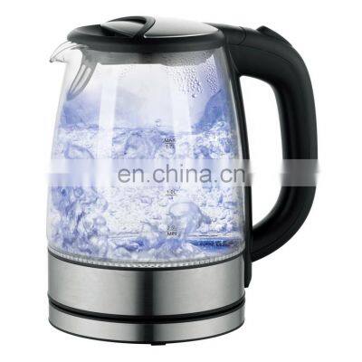 Antronic Water Kettle Electric Glass 1.7L 2200W Household Appliance Stainless Steel+plastic Free Spare Parts 2200 ATC-WK-1748 EU