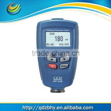 DT-156 Paint Gauge Auto F/NF Probe 1250 Micrometer V-groove Coating Thickness Meter