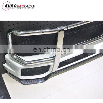 Grille Front Protection Guard Gclass W463 G500 G550 G350d G63 Stainless Steel Material Front Grille Guard Silver and Black Color photo-4