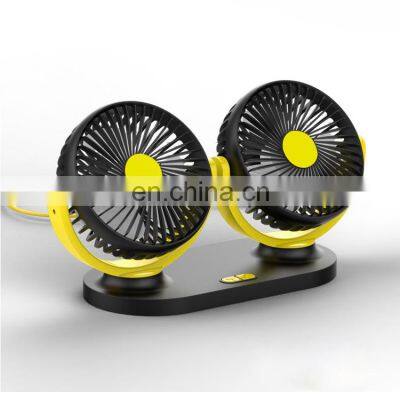 Factory Price 12 Volt Car Fan Vehicle Car Double Mini Fan