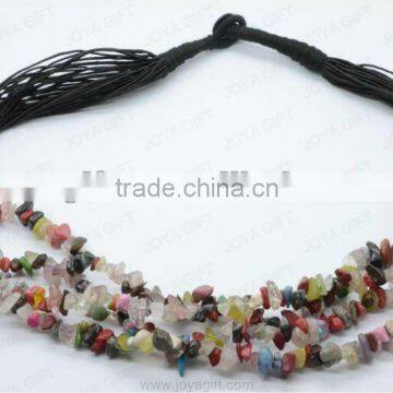 Assorted Chip Gemstone Necklace