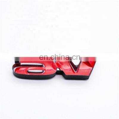 Customized ABS Overlay Kits SR5 V6 4X4 Black Letter Car Emblem Sticker