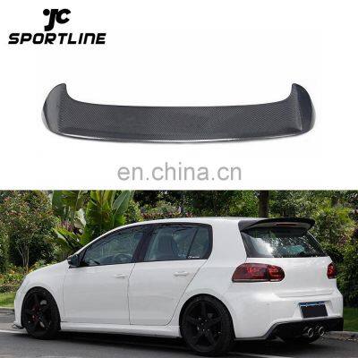 RZ Style Carbon Fiber Spoilers For Volkswagen VW Golf 6 VI MK6