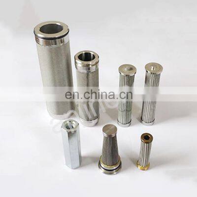 stainless steel collapsible sintered filter element excavator strainer