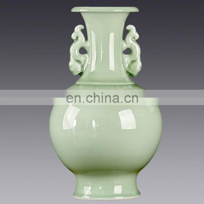 China Colorful Ming Dynasty Antique China Decorative Ceramic Vase With Flowers