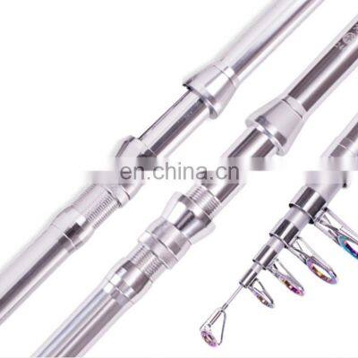 Factory Wholesale 2.1/2.4/2.7/3.0M Platinum Metal Handle Action Heavy Sea Fishing rod Telescopic Fishing Rod