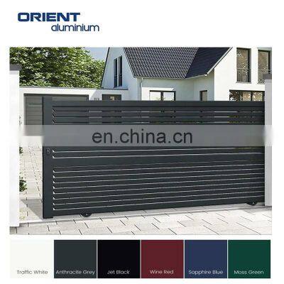 Aluminum Automatic System Sliding Gate Driveway Gate