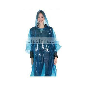 Emergency Disposable Poncho Raincoat Adult with Custom Logo