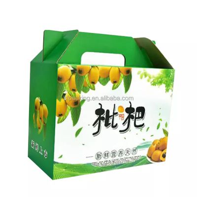 wholesale fruit package corrugated paper boxes custom