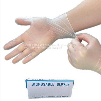 Disposable Vinyl Gloves Clear Vinyl Gloves Medical Exam Powder Free photo-5