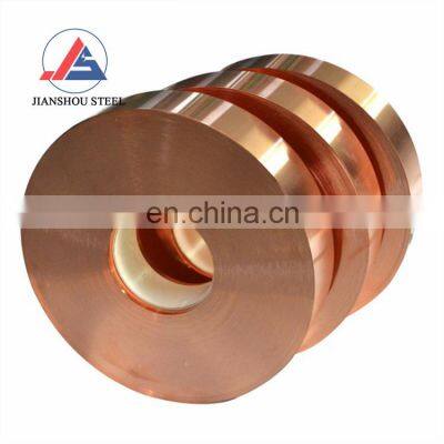 0.13-3.0mm Thickness C1100 C1200 C1020 C5191 c22000 copper roll Soft Pure 99.9% Class Copper Strip coil