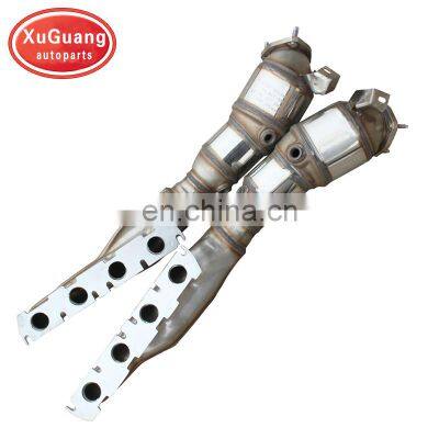 XUGUANG direct fit high quality exhaust manifold catalytic converter for Audi A8L 4.2 with ceramic euor4