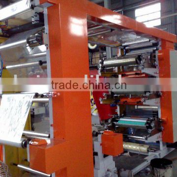 Six colors flexography printing machine