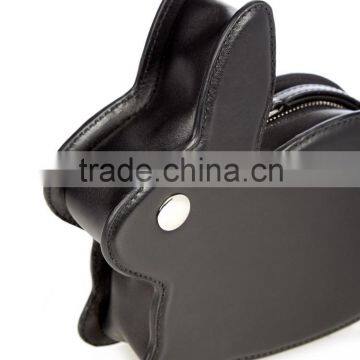 Lovely Bunny Genuine Leather Clutch Eye Catching Fashion Ladies Evening Clutch Bag Rabbit Leather Party Purse Made in China photo-5