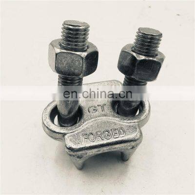 OEM Manufacturer Custom Service Alloy Steel Forged With Heat Treatment Wire Rope Clip Malleable Clamp photo-3