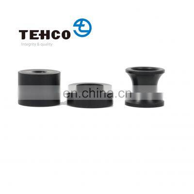 PA6 Nylon Black or White Processing Parts Plastic Shaft Sleeve/Flange/Washer Injection Mold Bushing Custom PP/PTFE/POM Material
