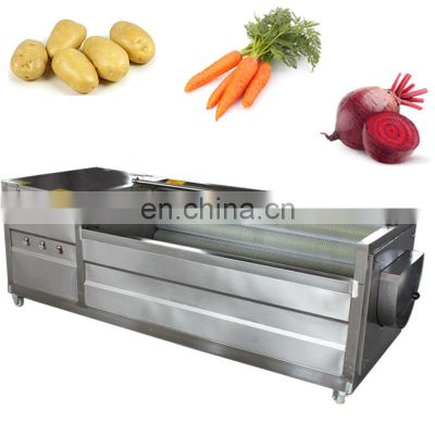 High Quality Carrot Green Radish Potato Lotus Root And Konjac Brush Cleaning Machine