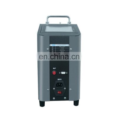 Temperature bath dry block temperature calibrator