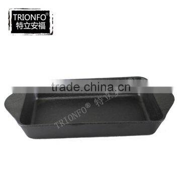 FDA Approved Rectangular Cast Iron Baking Tray photo-1