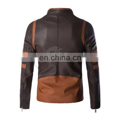 Custom Fashion Leather Jackets New Arrival High Quality Fashion Leather Jacket Man photo-2