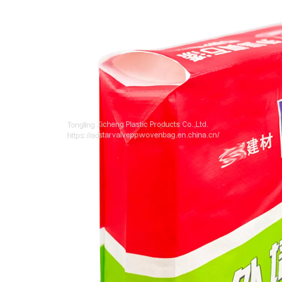 PP woven 20kg Tile Adhesive Valve Bag Gympsum Powder Bag