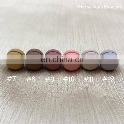 Wholesale Cheap 29 Colors NO SNAG Hijab Magnets Gold Silver Magnetic Brooch Magnet Hijab Muslim Accessories Clip Scarf Pins photo-3