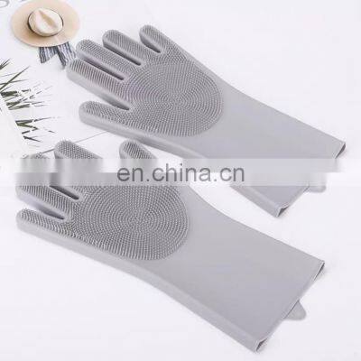 Hot Selling Dog Pet Grooming Bath Deshedding Shower Massage Brush Pet Gloves photo-2