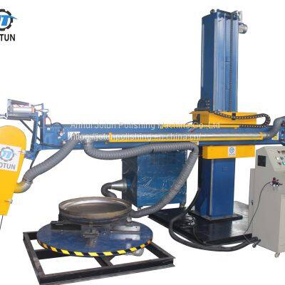 Semi-Automatic Automatic Metal Stainless Steel Dished End Polishing Machine for Tank Surface Grinding