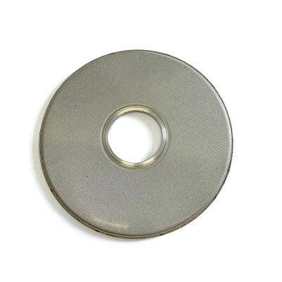 Customized Round Shape 316 Stainless Steel BOPET Film Leaf Disc Filter photo-5