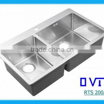 all-in-one stainless steel topmount sink RTS 200A-3