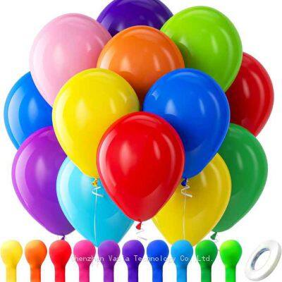 Wholesale Rainbow Latex Balloons - 100-450 Pack, 5-12 Inch Sizes, Factory Direct for Party Supply Distributors