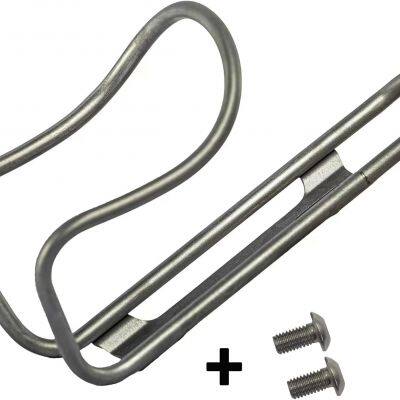 Bike Water Bottle Cage, Titanium Lightweight Bicycle Water Bottle Holder for Outdoor Cycling, Suitable for BMX, Road, MTB Mountain Bike