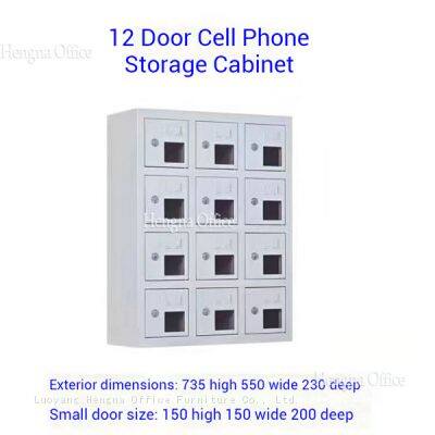 12 24 30 60 Doors Mobile Phone Charging Cabinet Kiosk With Individual Key Lock- Professional Manufacturer